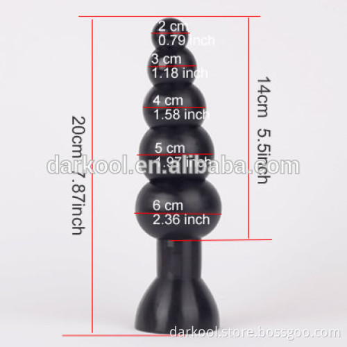 DN-012/(7.87*5.5inch)Super Big Size Silicone Anal Plug Toys ,Butt Plug,Booty Beads, Sex Products for Men and Women